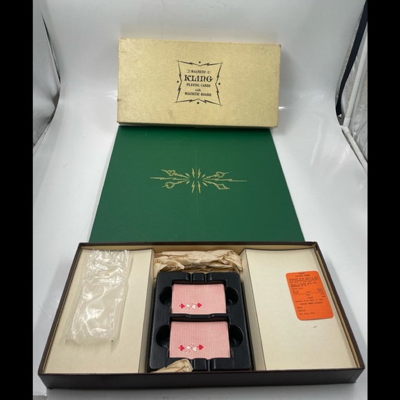 Games Vintage Regal Wade Kling Playing Cards Board